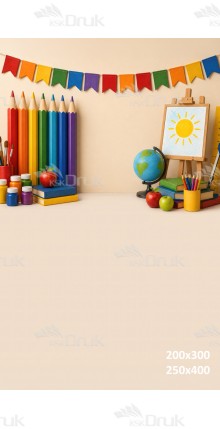Tło fotograficzne „Kolorowa Pracownia Małego Artysty” | 4259